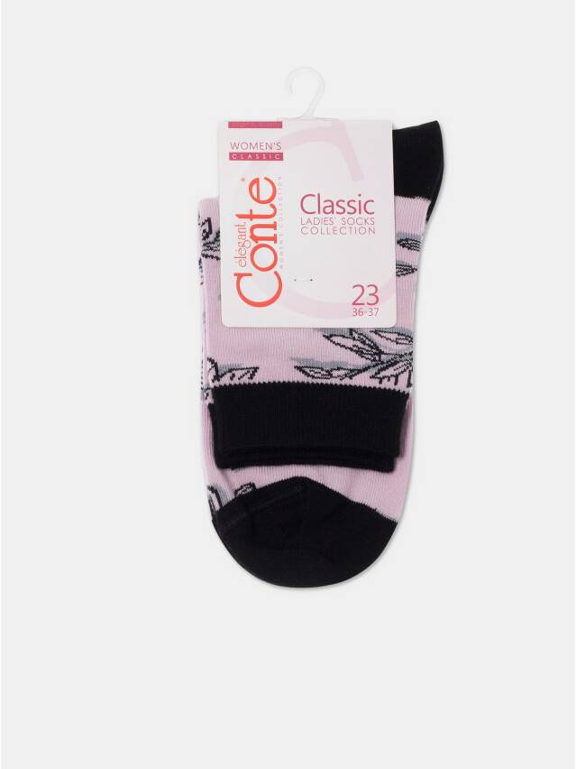 Women's socks CONTE ELEGANT CLASSIC, s.23, 435 ash pink - 5