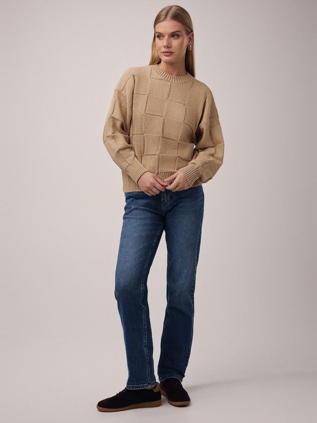 Women's pullover CONTE ELEGANT LDK2396, s.170-84, peanut - 1