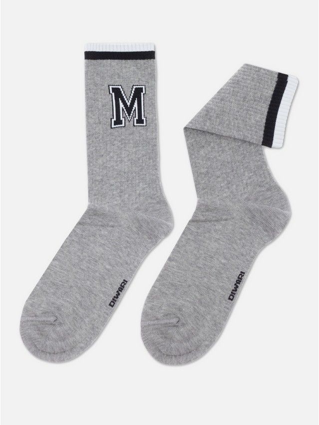 Men's socks DiWaRi ACTIVE, s.25, 925 grey - 1
