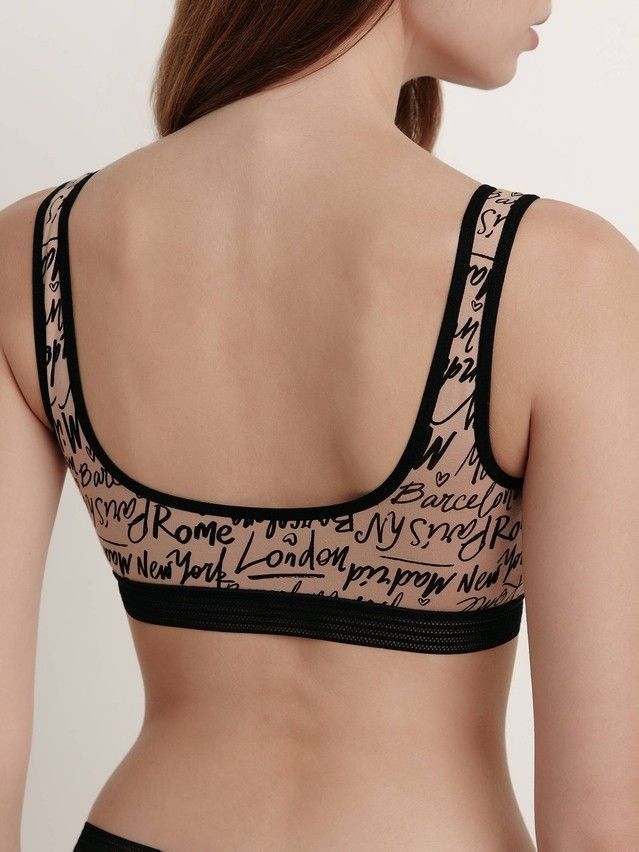 Women's bustier CONTE ELEGANT POETIC LBE 2054, s.170-84, coffee-black - 2