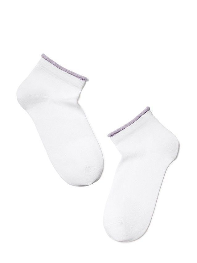 Women's socks CONTE ELEGANT ACTIVE, s.23, 035 white-lilac - 2
