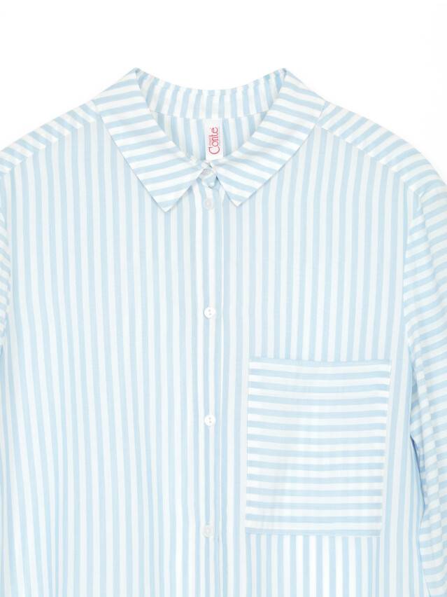 Women's shirt LBL 1096, s.170-84-90, white-light blue - 7