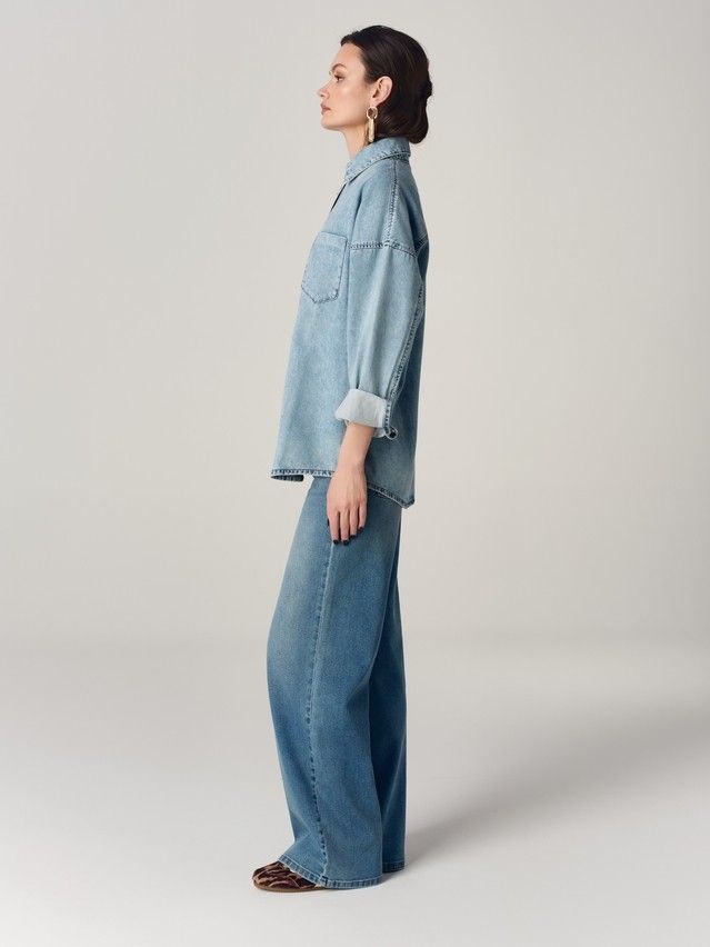 Denim windbreaker CONTE CON-925, s.170-84-90, light blue - 3