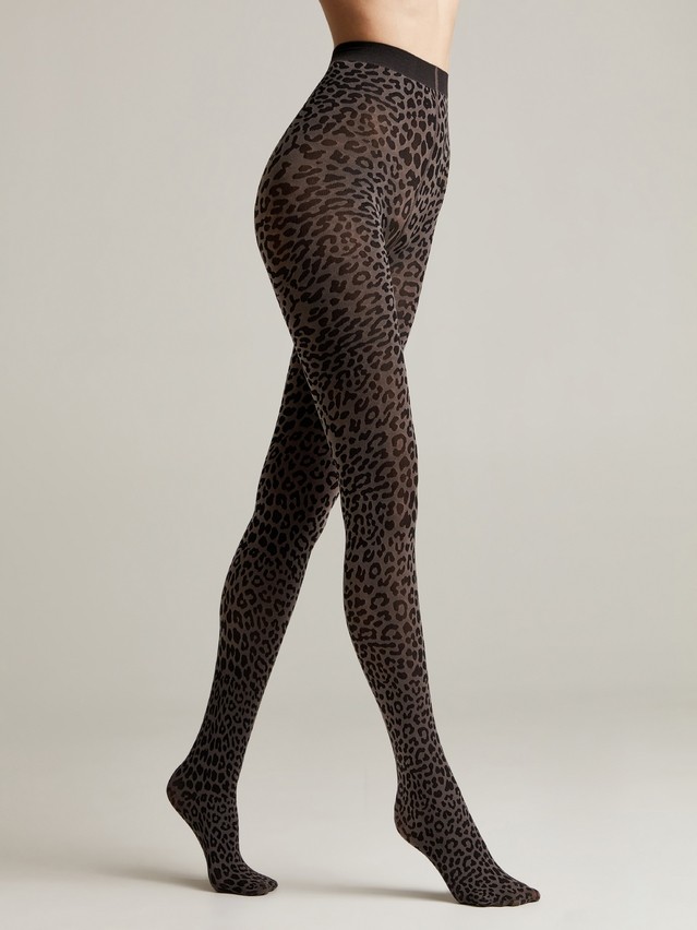 Tights for women FANTASY LEO, s.2, cacao - 1