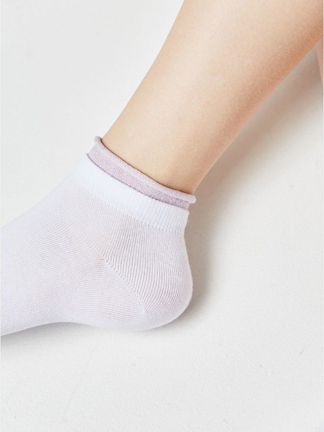 Women's socks CONTE ELEGANT ACTIVE, s.23, 035 white-lilac - 5