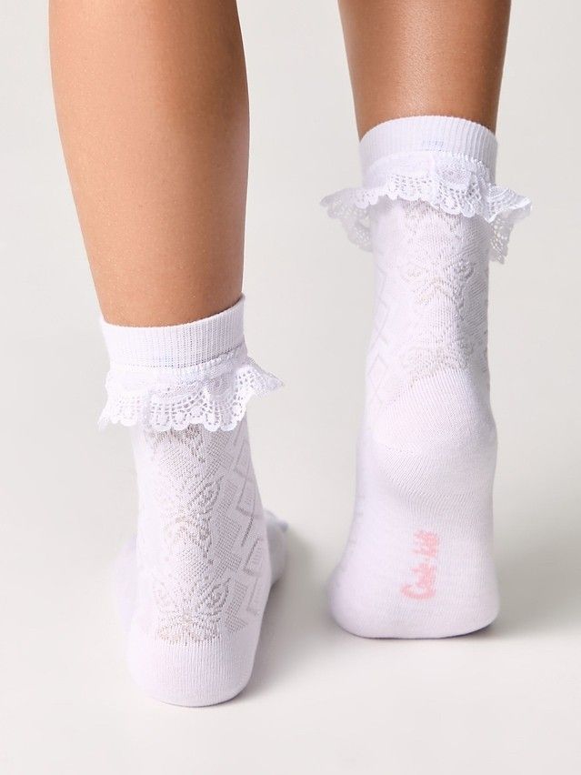 Children's socks CONTE-KIDS TIP-TOP, s.27-29, 078 white - 2