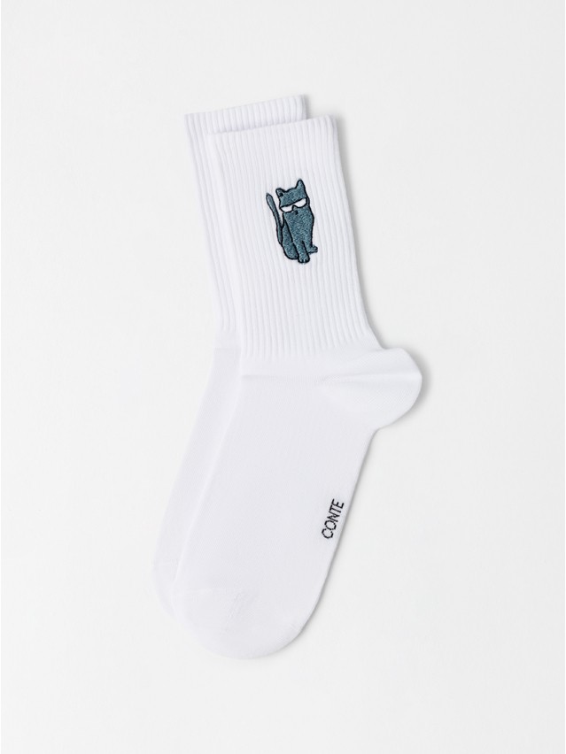 Women's socks CONTE FANTASY, s.23-25, 1120 white - 1