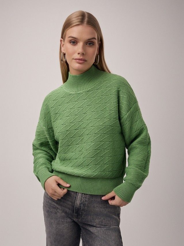 Women's pullover CONTE ELEGANT LDK23100, s.170-84, grass green - 2