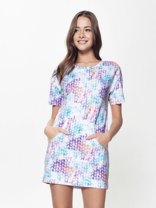 Women's tunic CONTE ELEGANT LTH 897, s.170-100-106, pastel water colour - 4