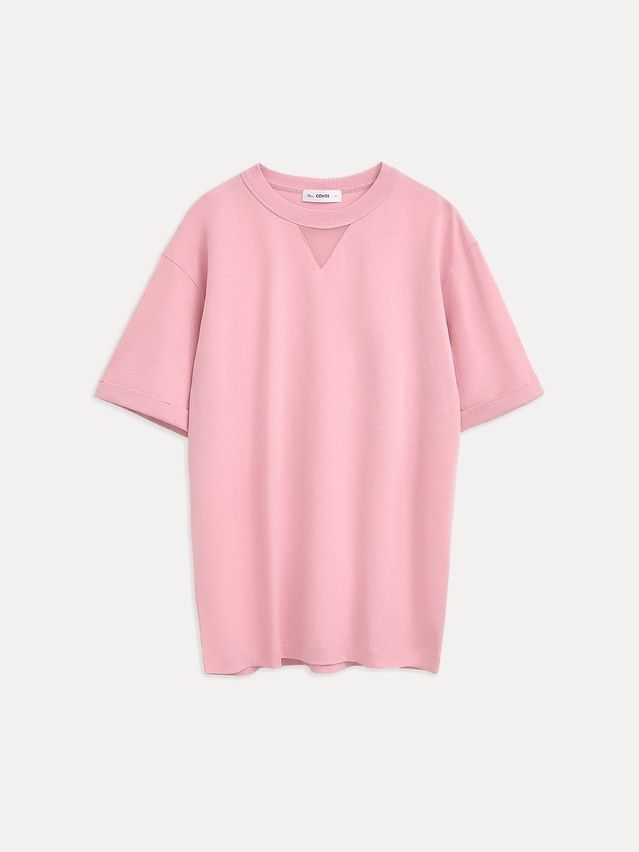 Women's polo neck shirt CONTE ELEGANT LD 3090, s.170-92, pink - 1