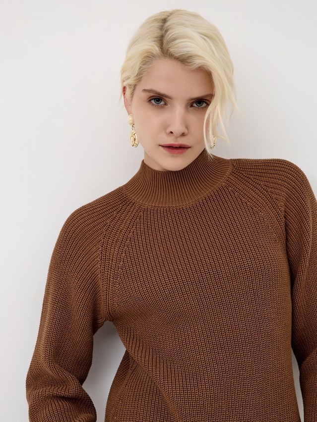 Women's dress CONTE ELEGANT LDK24139, s.170-84-90, brown - 5
