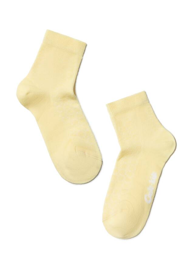 Children's socks CONTE-KIDS CLASS, s.21-23, 147 light yellow - 1