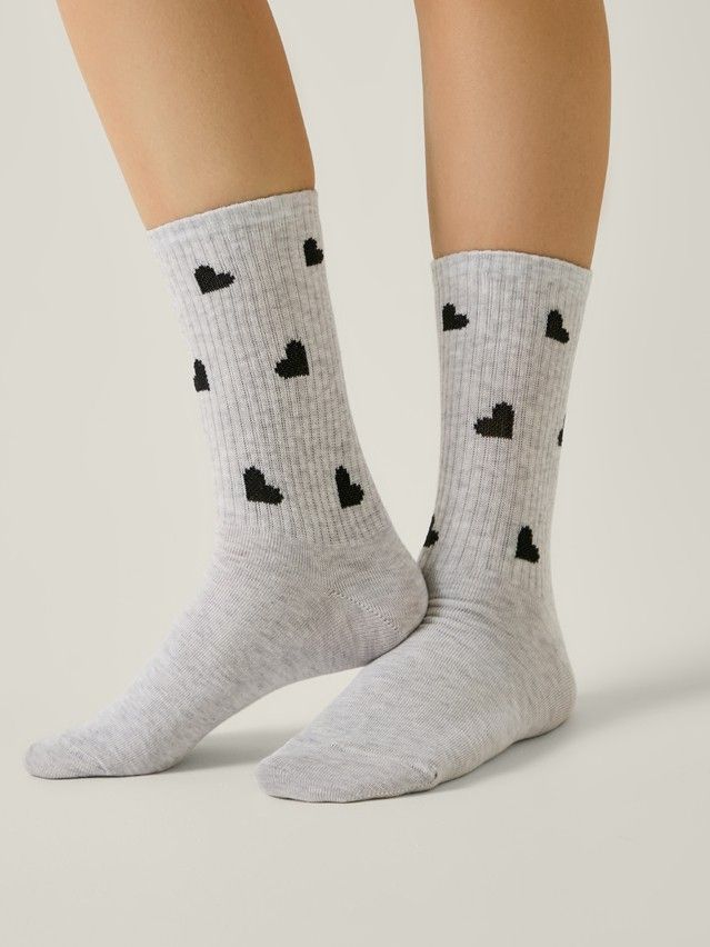 Women's socks CONTE ELEGANT ACTIVE, s.23-25, 708 light grey - 2
