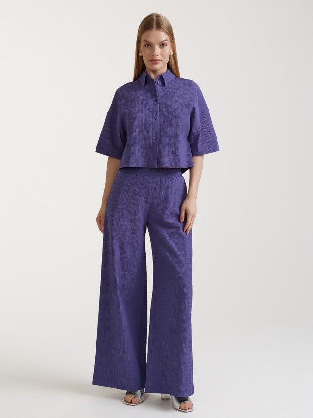 Women's trousers CONTE ELEGANT LBK 3165, s.170-84-90, cosmic blue - 1