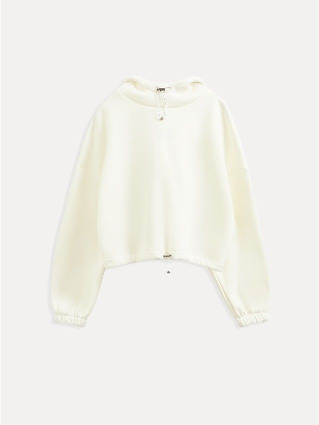 Women's polo neck shirt CONTE LD 3233, s.170-84, off-white - 4