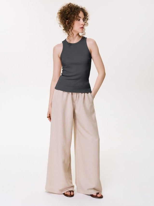 Women's tank top CONTE ELEGANT BASIC COLLECTION LM 5022, s.170-84, graphite - 4