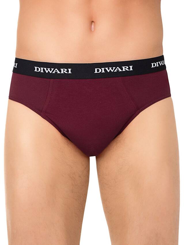 Men's underpants DiWaRi SLIP MSL 148, s.102,106/XL, wine-coloured - 2