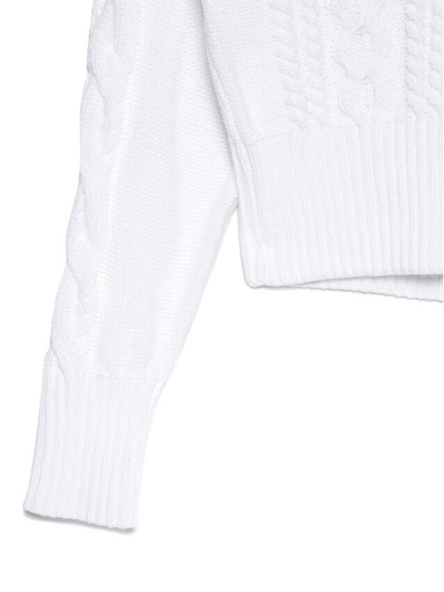 Women's polo neck shirt CONTE ELEGANT LDK116, s.170-88, off-white - 5