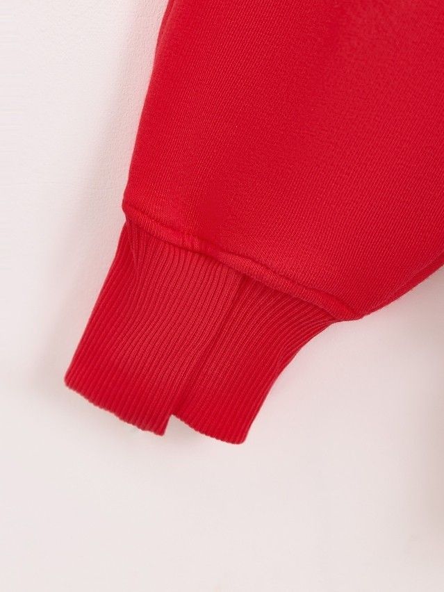 Women's polo neck shirt CONTE ELEGANT LD 2833, s.170-100, crimson red - 3