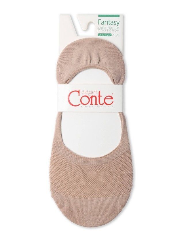 Women's footlets CONTE ELEGANT FANTASY 20C-176CP, s.23-25, 255 beige - 4