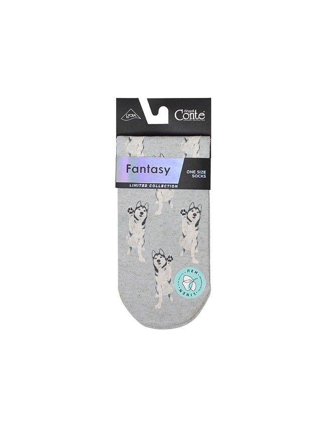 Women's socks CONTE ELEGANT FANTASY, s.23-25, 735 grey - 4