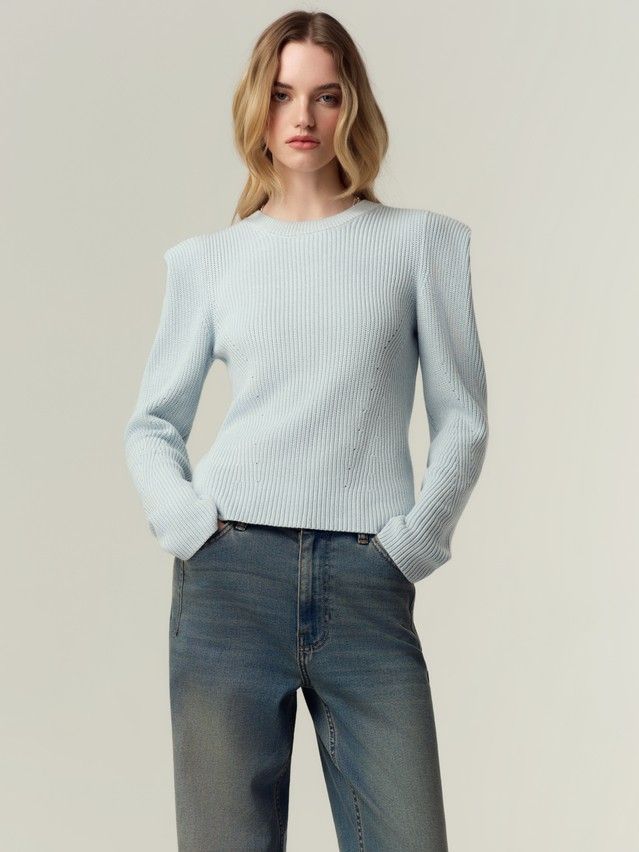 Women's pullover CONTE ELEGANT LDK2572, s.170-84, blue - 5