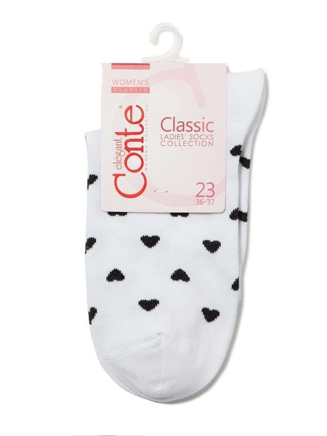 Women's socks CONTE ELEGANT CLASSIC, s.23, 143 white - 6