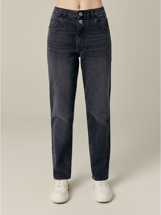 Denim trousers CONTE ELEGANT CON-664, s.170-102, black - 4