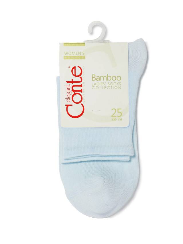 Women's socks CONTE ELEGANT BAMBOO, s.23, 000 light blue - 3