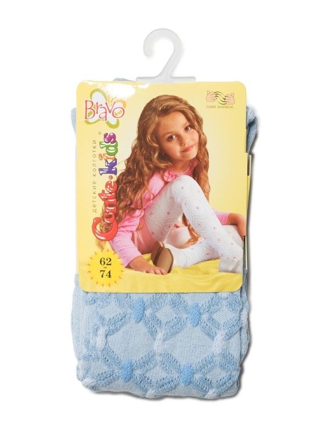 Children's tights CONTE-KIDS BRAVO, s.62-74 (12),215 blue - 2