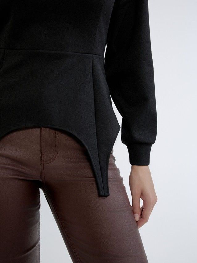 Women's polo neck shirt CONTE ELEGANT LD 3120, s.170-92, black - 7