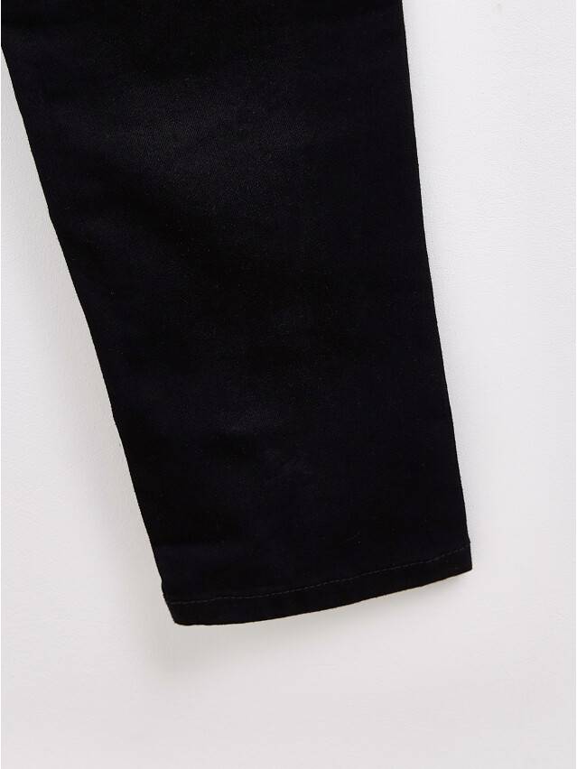 Denim trousers CONTE ELEGANT CON-375, s.170-102, deep black - 8