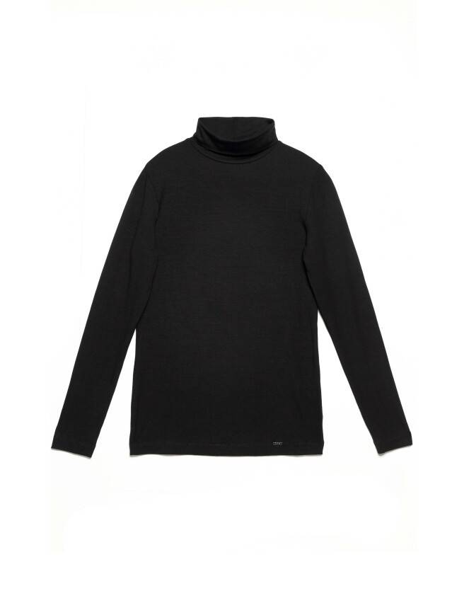 Women's polo neck shirt CONTE ELEGANT LD 1025, s.170-100, black - 4