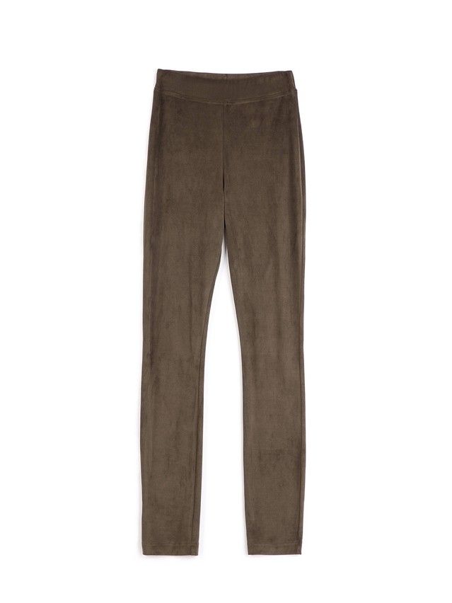 Women's leggings CONTE ELEGANT VELVET, s.164-102, khaki - 4