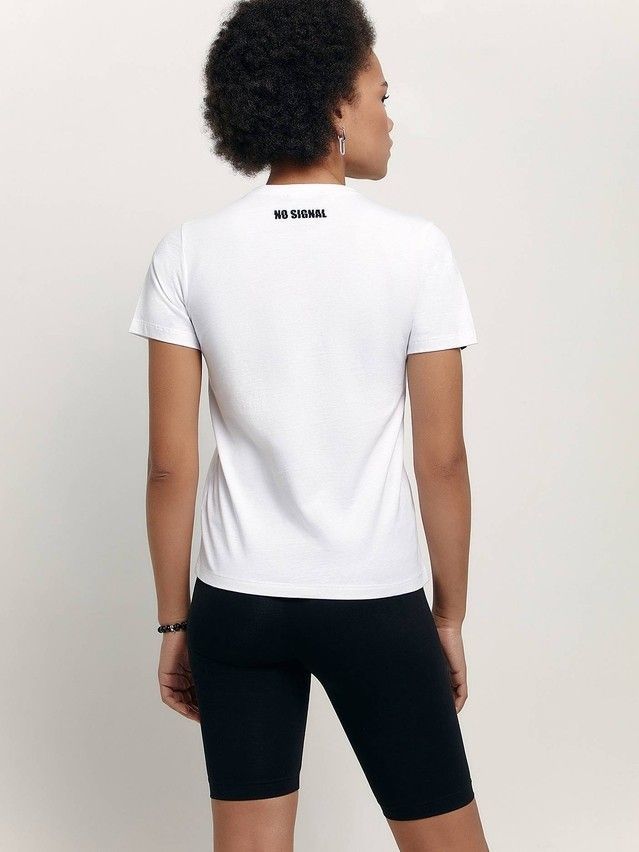Women's polo neck shirt CONTE ELEGANT LD 1648, s.170-92, white - 4