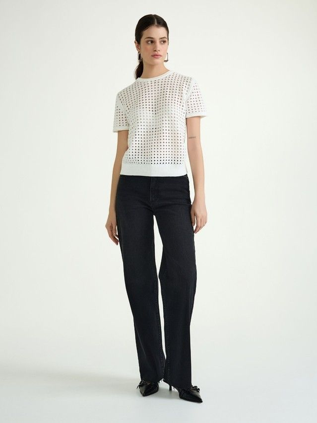 Women's pullover CONTE ELEGANT LDK2441, s.170-88, ecru - 1
