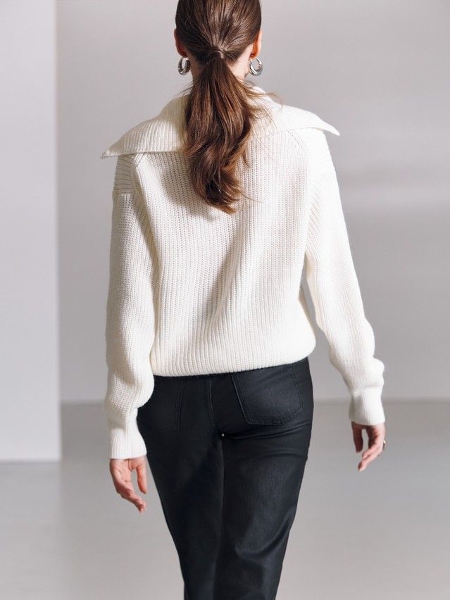 Women's pullover CONTE ELEGANT LDK23105, s.170-84, milk - 3