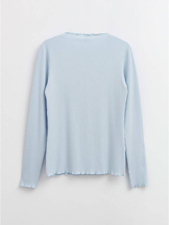 Women's polo neck shirt CONTE ELEGANT LD 1164, s.170-100, light blue - 2