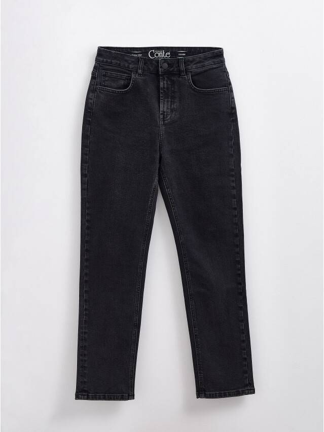 Denim trousers CONTE ELEGANT CON-366, s.170-102, washed black - 6