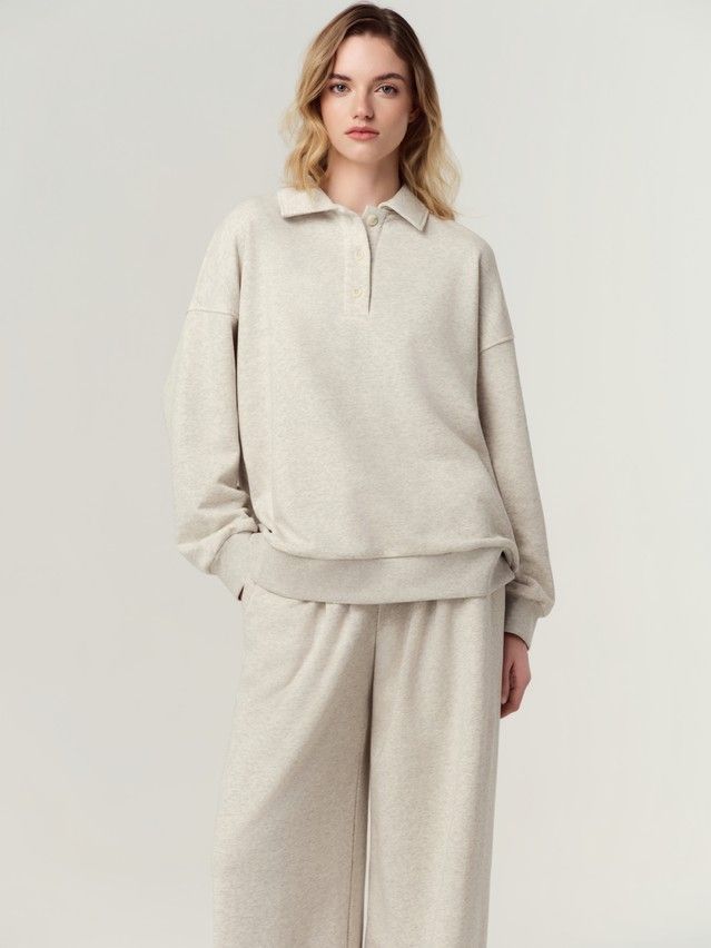 Women's polo neck shirt CONTE LD 3376, s.170-88, melange - 5