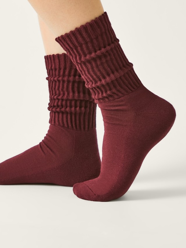 Women's socks CONTE ELEGANT COMFORT, s.23-25, 750 maroon - 2