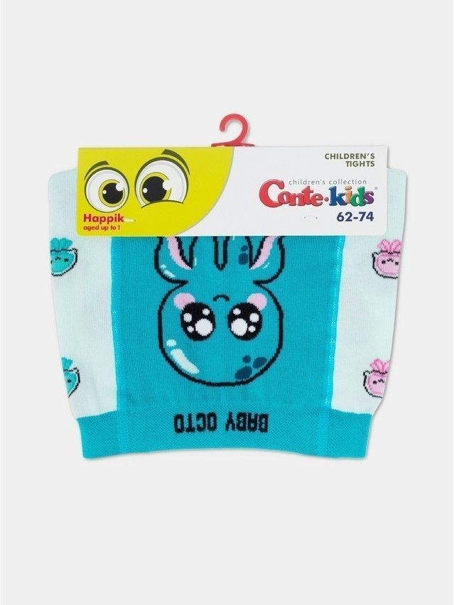 Children's tights CONTE-KIDS CK HAPPIK, s.104-110 (16),646 turquoise - 6