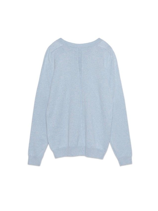 Women's polo neck shirt CONTE ELEGANT LDK098, s.170-84, light steel blue - 4