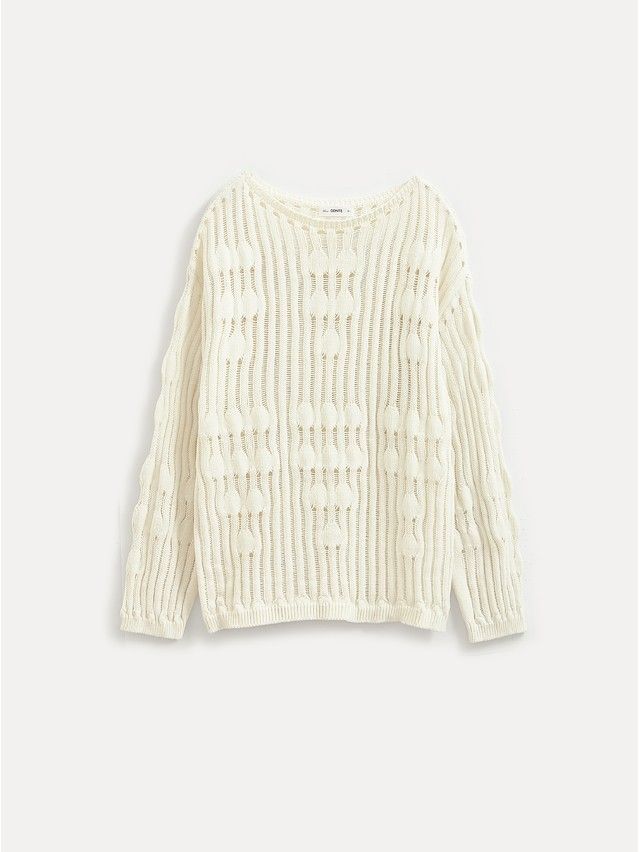 Women's pullover CONTE ELEGANT LDK2554, s.170-84-88, ecru - 8