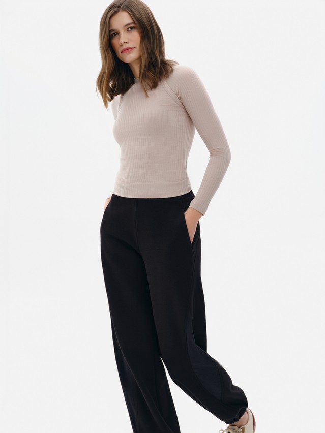 Women's polo neck shirt CONTE LD 3366, s.170-88, beige - 8