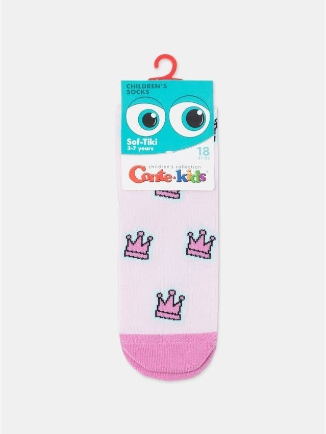 Children's socks CONTE-KIDS SOF-TIKI, s.16, 763 light pink - 11