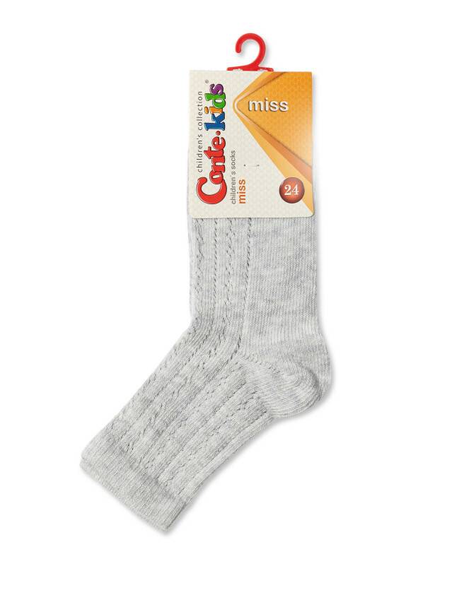 Children's socks CONTE-KIDS MISS, s.30-32, 112 light grey - 2