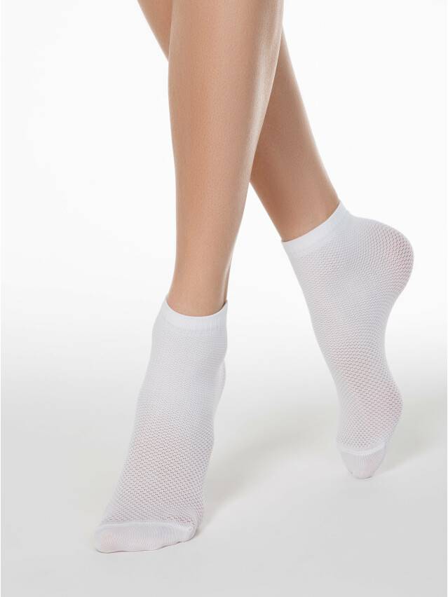 Women's socks CONTE ELEGANT FANTASY, s.23-25, 131 bianco - 1