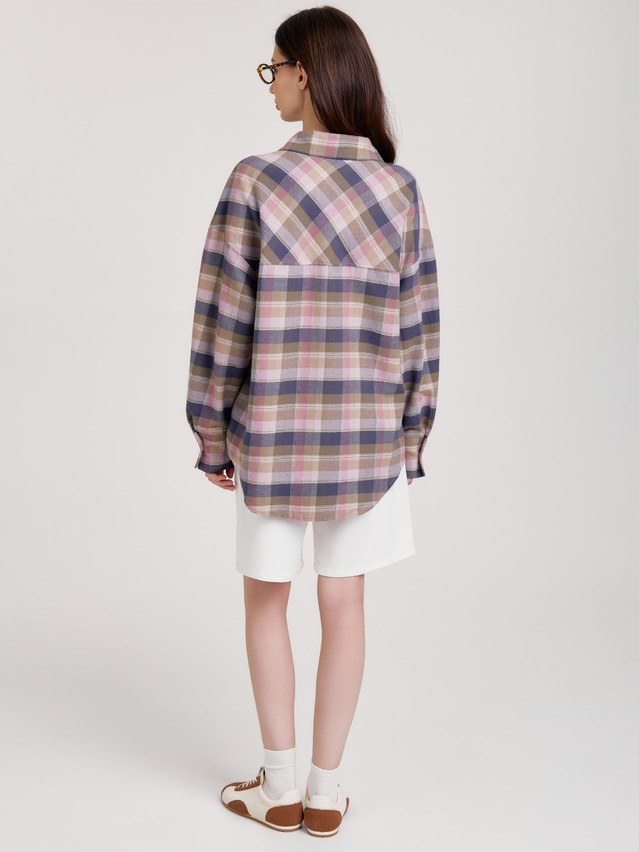 Women's shirt CONTE LRU 3659, s.170-84-90, pink-check - 4