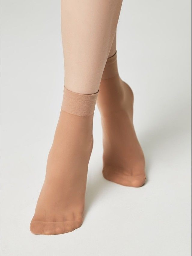 Women's socks CONTE ELEGANT TENSION SOFT 40 (1 pair),s.23-25, natural - 4